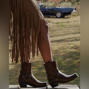 FRYE Harness 8R Moto Boots. Size 8.